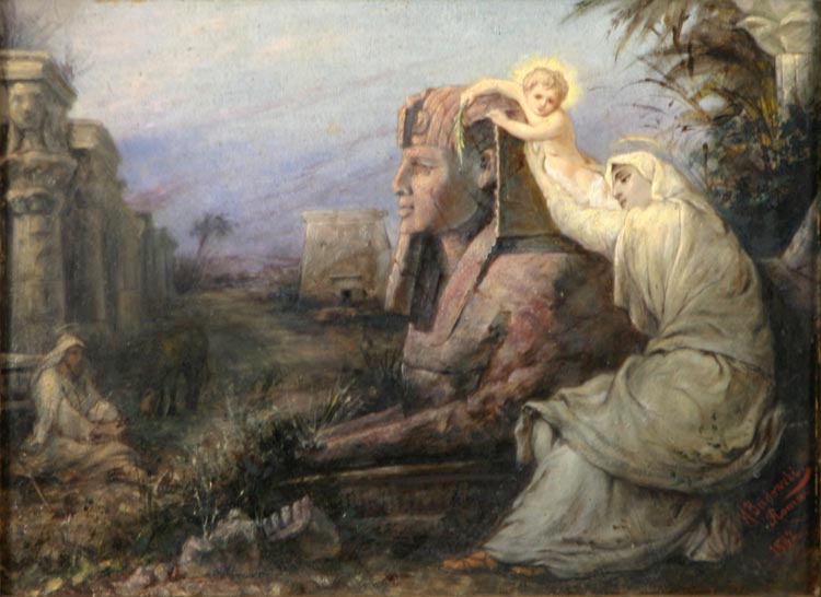 A. Badowski, Ucieczka do Egiptu (1882)